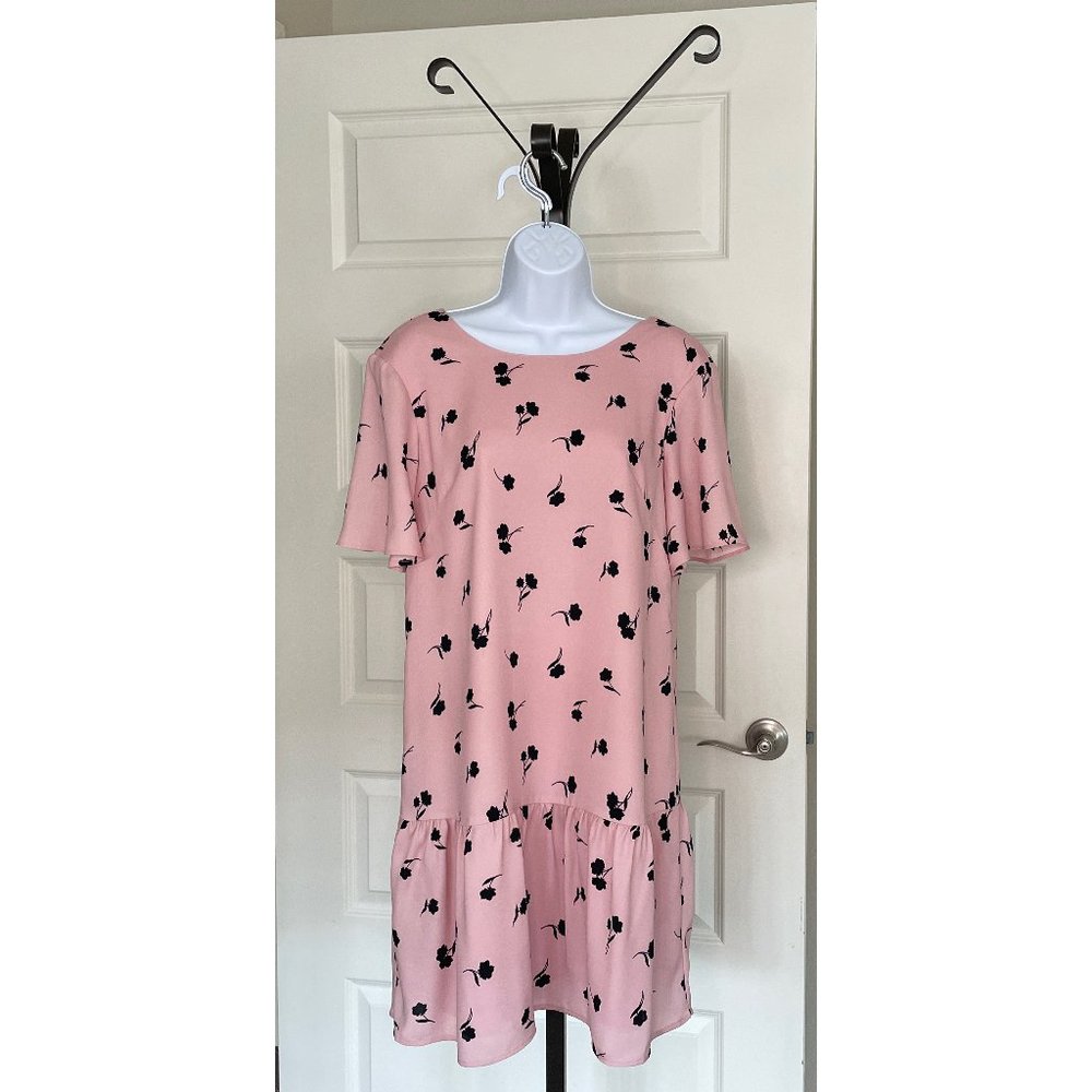 Ann Taylor Pink Floral Dress - size small